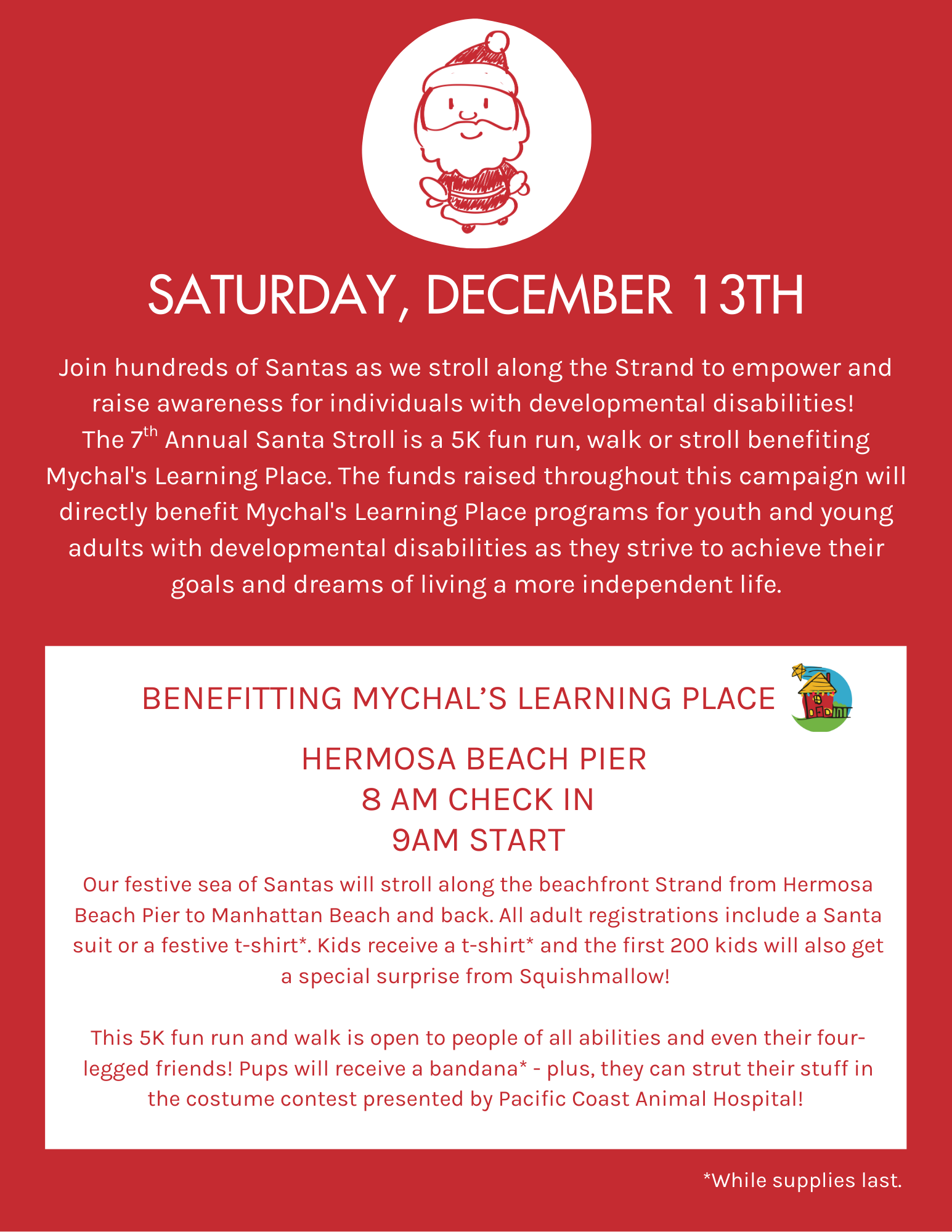 Mychal's Santa Stroll Info