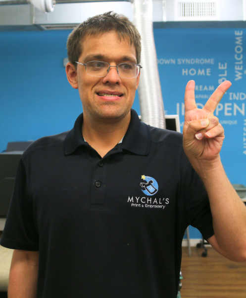 Evan Tupack, Mychal's Prints & Embroidery Staff Evan_Tupack_Mychals_Print_Spotlight