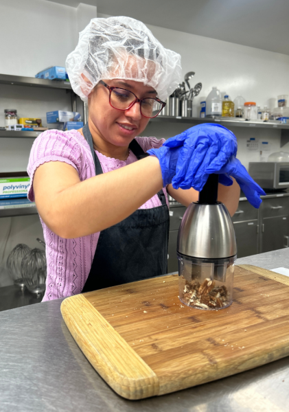 Karina in Mychal's Bakery