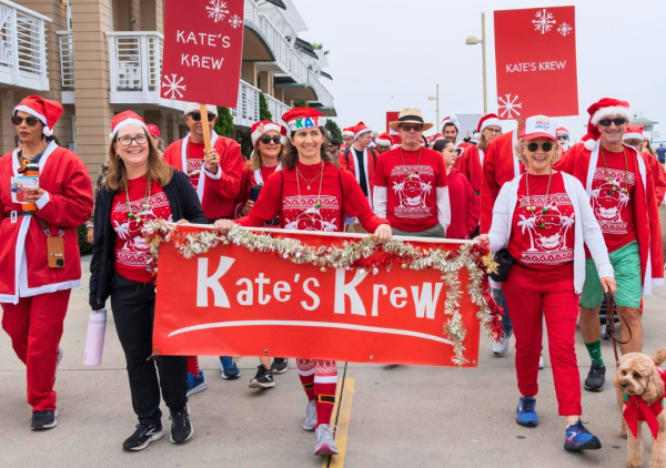 Kate's Krew at the Santa Stroll